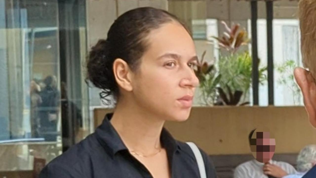 Mirindi Johnson Tucker, 20, outside Ipswich Court on January 18, 2024. Picture: Nicola McNamara