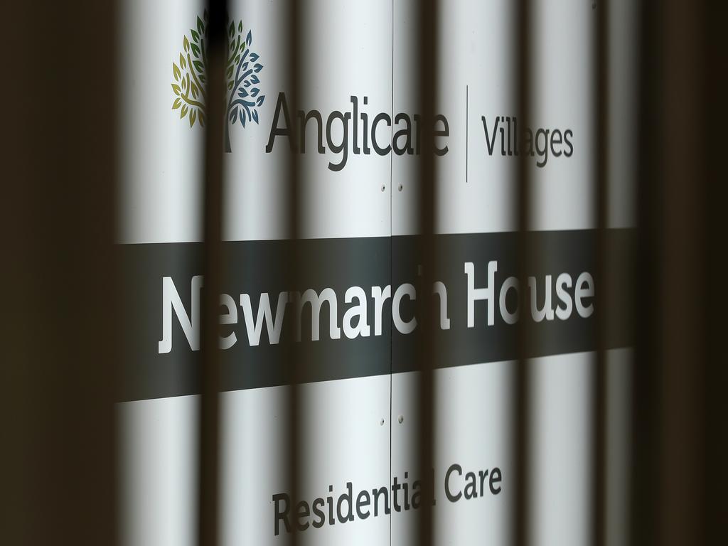 Anglicare’s Newmarch House in western Sydney was the site of a deadly outbreak. Picture: Cameron Spencer/Getty Images