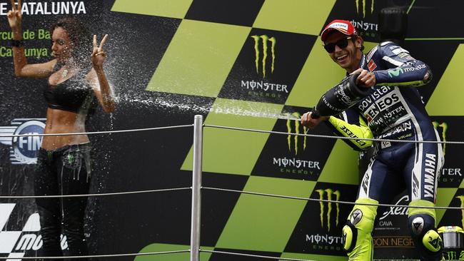 Rossi would extend his title lead at Catalunya.