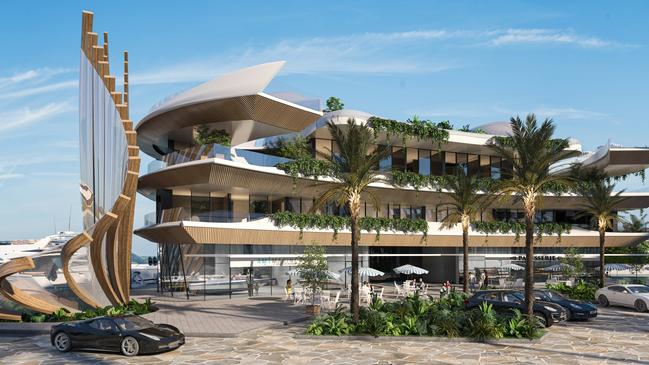 Artist impression of the Sovereign Mile development on the Sovereign Islands. Picture: Supplied