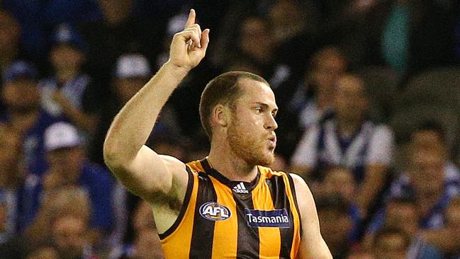 Hawthorn's Jarryd Roughead had always been destined for the Hawthorn skipper role, says Ben Dixon. Picture: George Salpigtidis