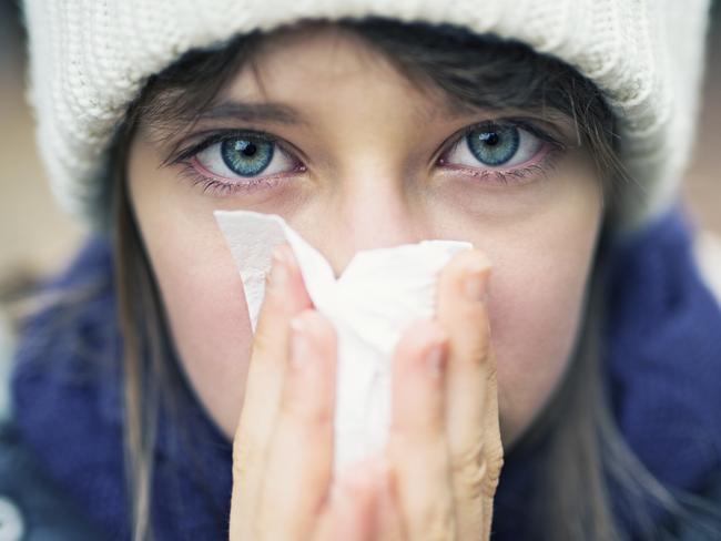 Why does our nose run in the cold? For Kids News and Hibernation. iStock image