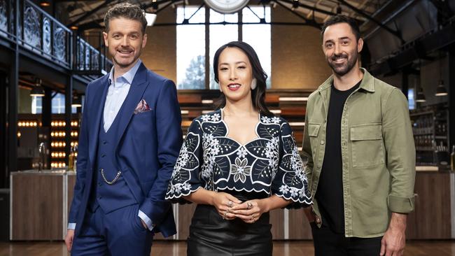 MasterChef judges Zonfrillo, Melissa Leong and Andy Allen.