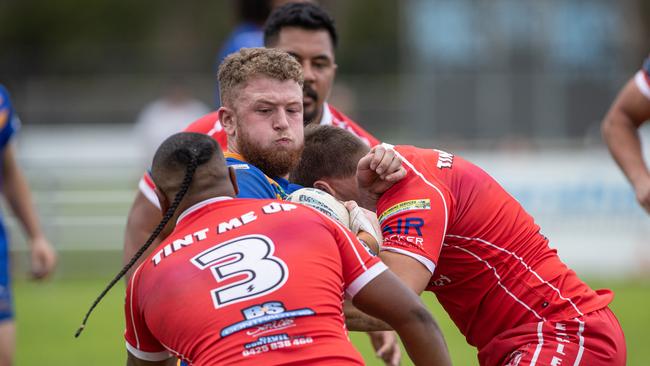 City Kangaroos’ Kane Thomas. Pics by Julian Andrews.