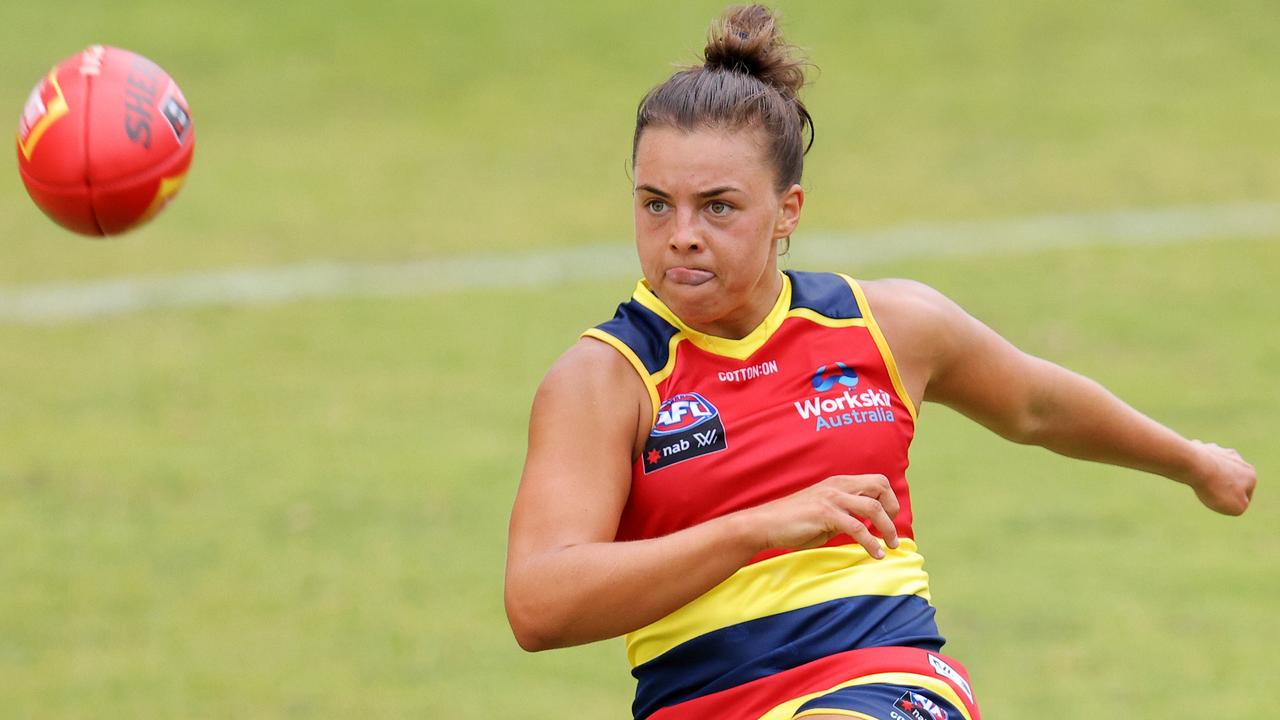 Aflw 2021 Crows Star Ebony Marinoff Banned Over Brid Stack’s Shocking