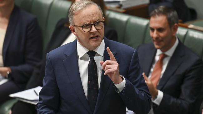 Prime Minister Anthony Albanese in Parliament House on Monday. Picture: NCA NewsWire/Martin Ollman