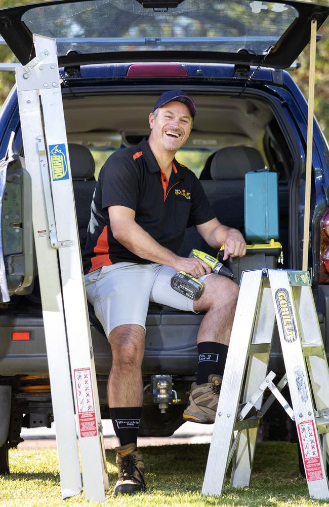 Lord Douglas, formerly known as tradie Doug Edwards. Picture: Justin Lloyd.