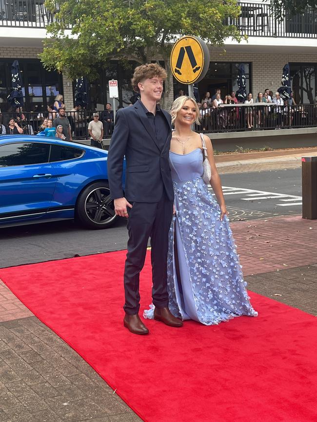 The students arrive at Urangan State High School's formal.