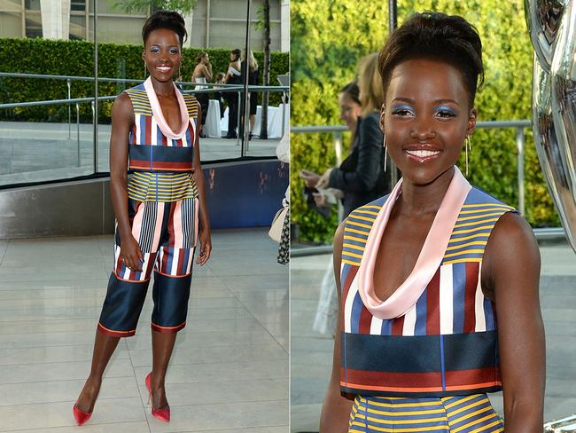 Lupita Nyong'o arrives at the 2014 CFDA Fashion Awards in New York City. Picture: Getty