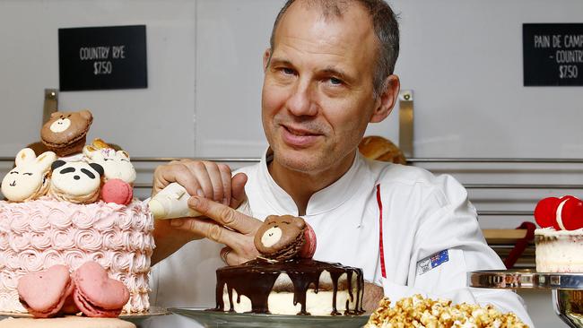 Pastry Chef Francois Galand says customers are always looking for the “wow” factor. Picture: John Appleyard