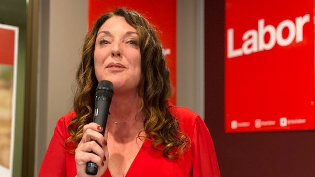 Alison Byrnes at the Labor Party function in Figtree on election night. Picture: Supplied