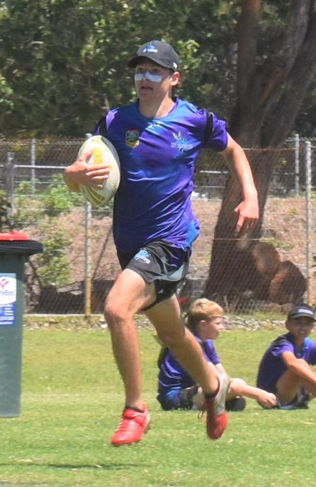 U14 Boys North Queensland Cyclones vs Hunter Western Hornets at the National Youth Touch Football Championships, Kawana 2022. Picture: Eddie Franklin