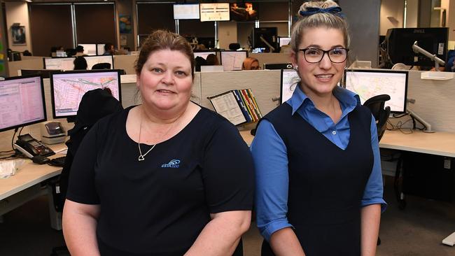 Bec Nelson and Tara Snelling have been working hard to manage the influx of triple-0 calls.