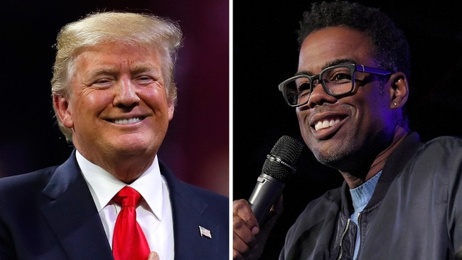 Chris Rock made jokes about Donald Trump.