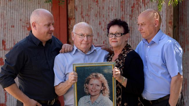 Paul, Martin, Rosalyn and Craig Bradshaw at their family home. Photo: Keryn Stevens.