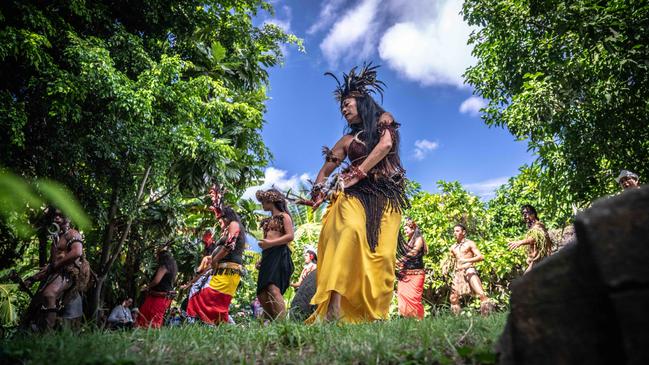 Bird Dance at Ua Pou in the Marquesas on the Aranui 5 voyage.