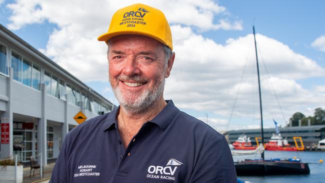 Skipper of Rushour Drew Carruthers after the Melbourne to Hobart Yacht Race on Sunday 29th December 2024.Picture: Linda Higginson