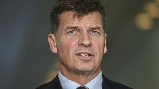 Shadow treasurer Angus Taylor said the opposition remained in ‘good faith’ negotiations with the government. Picture: NewsWire/ Martin Ollman