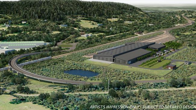 Construction of the rail maintenance facility for the New Intercity Fleet at Kangy Angy will start in the new year.