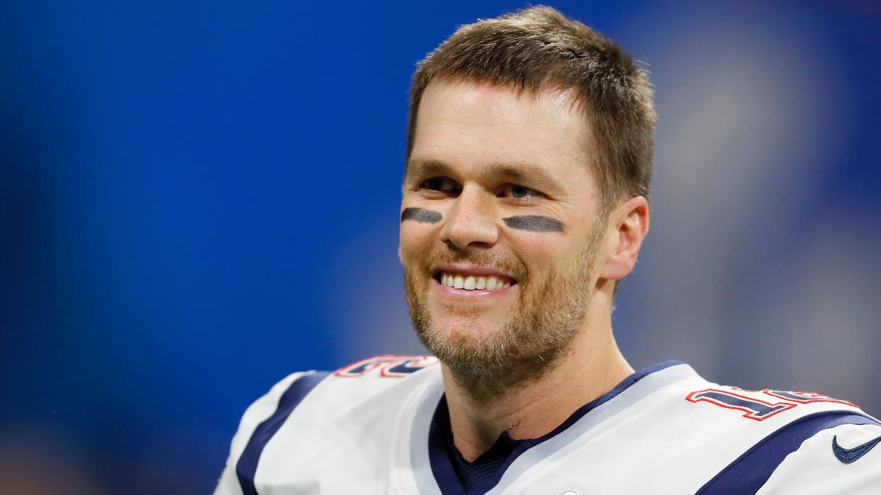 Tom Brady’s phone is a throwback. Kevin C. Cox/Getty Images/AFP