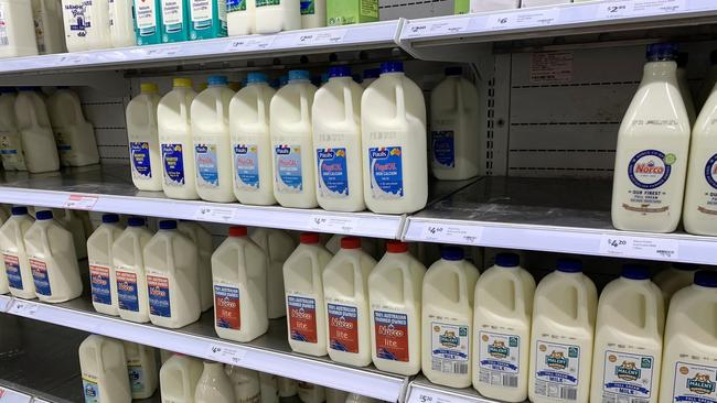 The ACCC has raised competition concerns over Coles’ proposed acquisition of two Saputo milk processing plants located in NSW and Victoria. Picture: Tertius Pickard/NCA NewsWire