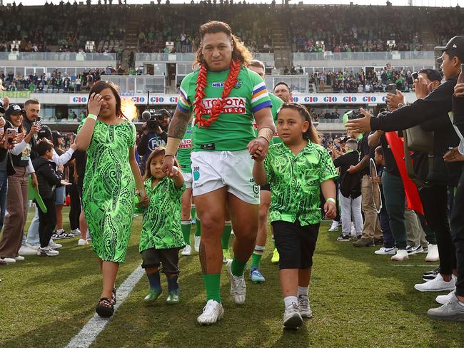 Josh Papalii celebrated his 300th game last year. Picture: Mark Nolan/Getty Images