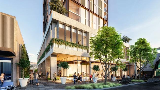 Artist impression of the $64 million development application by DGS Epping Development for 130 apartments