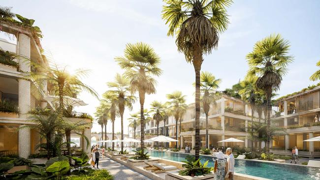 Artist impression of Marina Mirage's $500m expansion and redevelopment proposed by Makris Group.