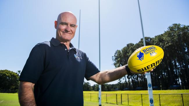 Andy Lovell signs with Bond University as their Director of Sport. Photo: Cavan Flynn.