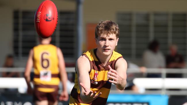 Lachie Chambers playing for the Aspley Hornets, his junior club.