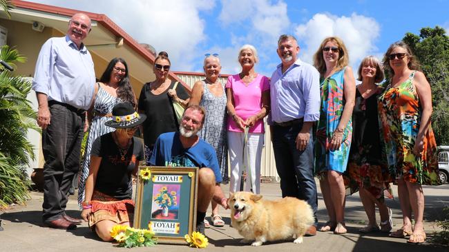 The Paws and Claws Committee, with Federal Leichhardt MP Warren Entsch, Keri Bos and Prong Trimble. PIC: GIZELLE GHIDELLA