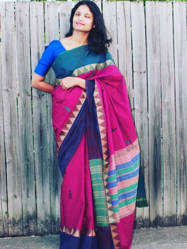 Former UQ student Gayathri Rajagopal will be selling her handmade Indian creations at the Gatton Village Markets.