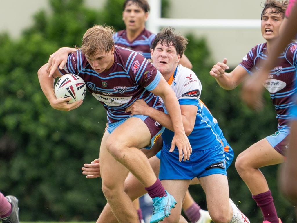 Harrison HIll in action for the CQ Capras.