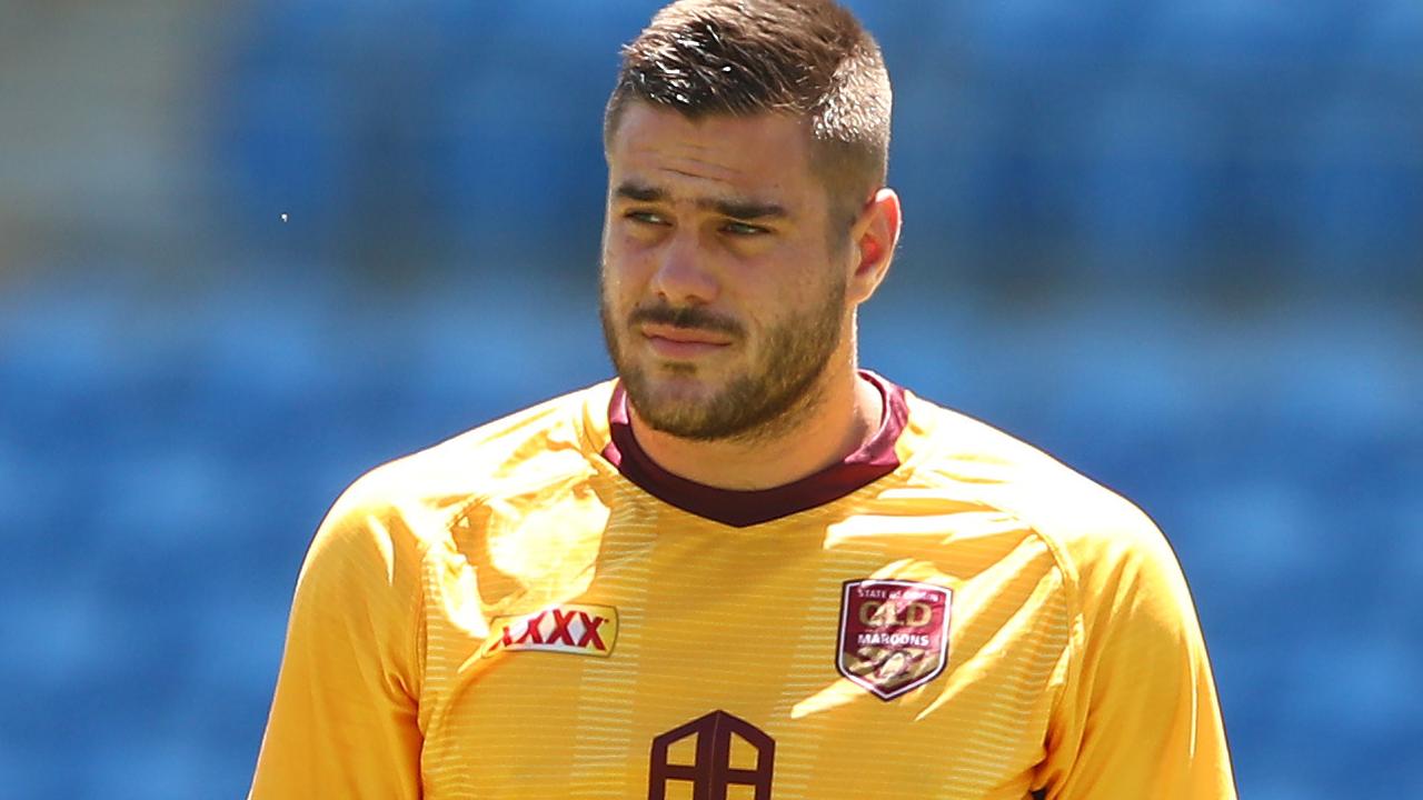 Corey Allan will debut at fullback for the Maroons. Picture: Chris Hyde/Getty Images