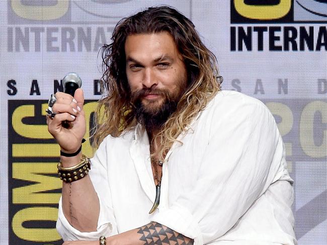 Jason Momoa stars as Aquaman in Justice League and has just finished filming his stand-alone movie in Queensland. Picture: Kevin Winter/Getty Images/AFP