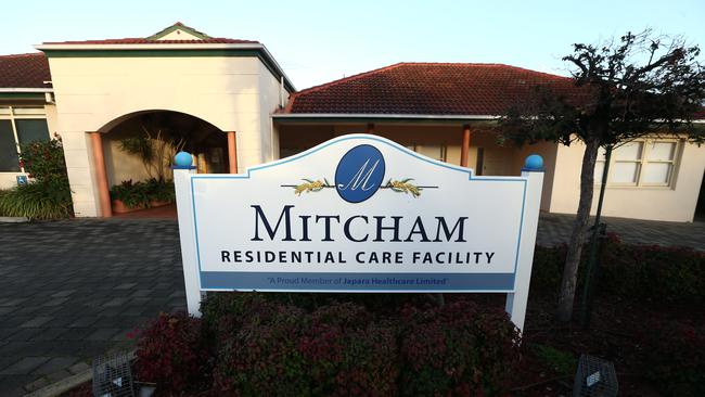 The Mitcham Residential Care Facility where the assault occurred. Picture: Tait Schmaal