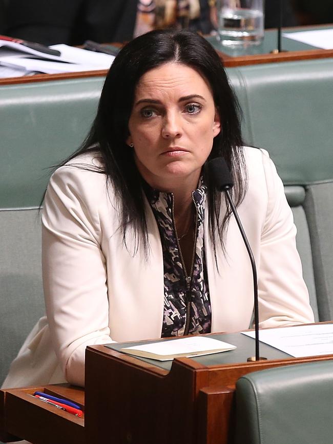 Ms Husar in Question Time. Picture: Kym Smith