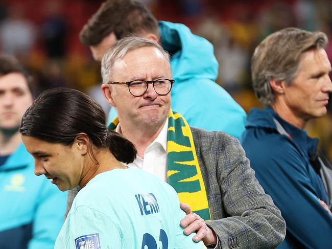 Prime Minister Anthony Albanese presents as a sports-lover, but that has been questioned by leaders of several sports. Picture: Getty Images