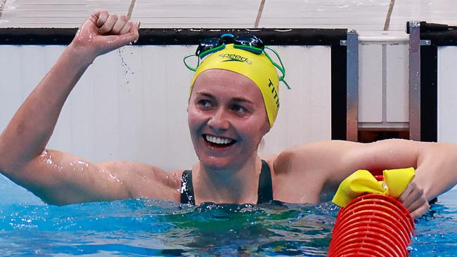 Ariarne Titmus made history by defeating America’s Katie Ledecky in the Women’s 400m freestyle.
