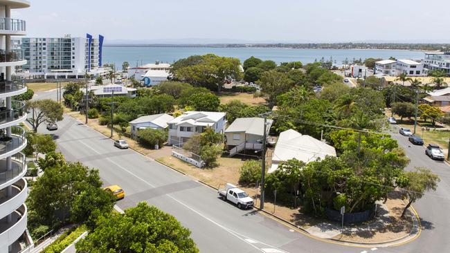 Woody Point bounded by Woodcliffe Crescent, Lilla Street, and Oxley Avenue looking west from Lilla Street, Friday, November 29, 2019 (AAP Image/Richard Walker)