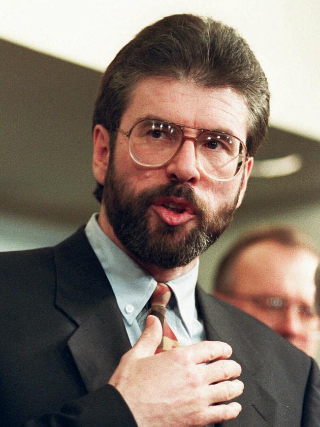 Sinn Fein leader Gerry Adams, in1994. Picture: Malcolm Clarke AP.