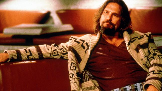 Jeff Bridges in 1998’s The Big Lebowski, which is so popular it has spawned an annual festival in its honour.