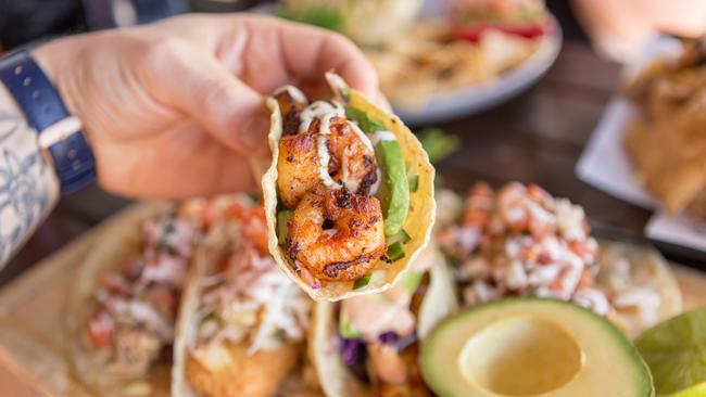 The shrimp taco from Burleigh Heads' California Tacos.