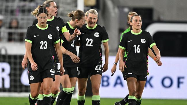 The Matildas lost all three games at the SheBelievesCup. (Photo by Robyn Beck / AFP)