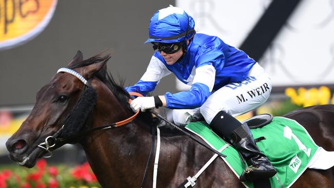 Mikayla Weir (pictured) continues her association with Rita May after winning on her at Newcastle last start. Picture: AAP Image