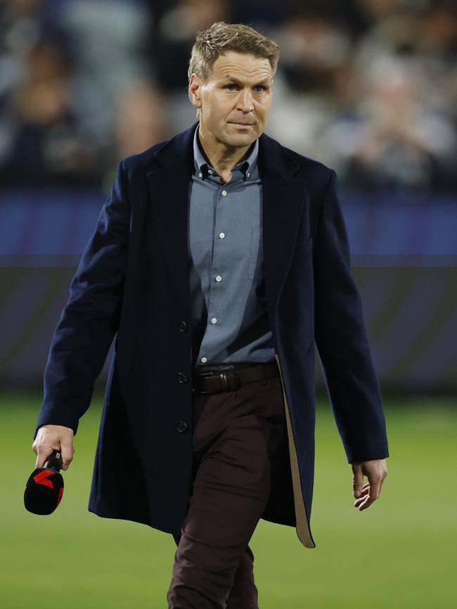 Kane Cornes is leading the race to be the loudest voice in footy media. Picture: Michael Klein