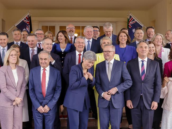 Albanese’s new Labor government enjoyed early-term blessings. Picture: Jenny Evans/Getty Images)