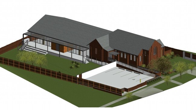 A concept plan of the development in Lane Cove North