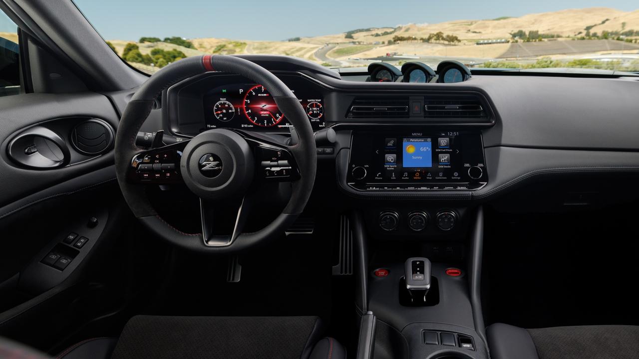 The Nismo Z has plenty of tech features.