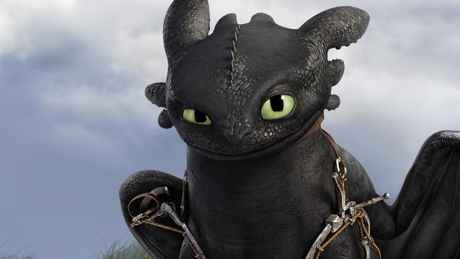 Dreamworks characters ... Toothless from How to Train Your Dragon. Picture: Dreamworks